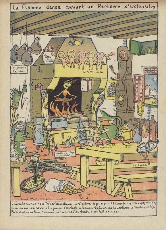 Illustration til Le Rire af Georges Delaw