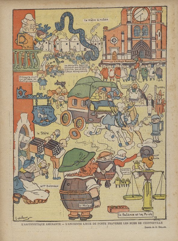 Illustration til Le Rire af Georges Delaw