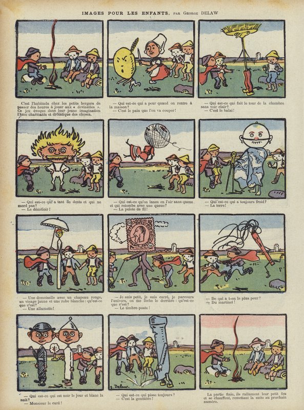 Illustration til Le Rire af Georges Delaw