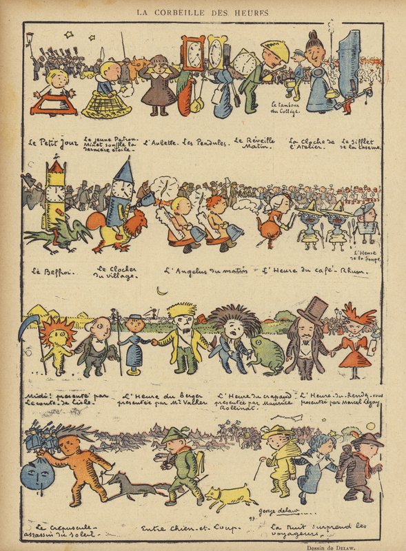 Illustration til Le Rire af Georges Delaw