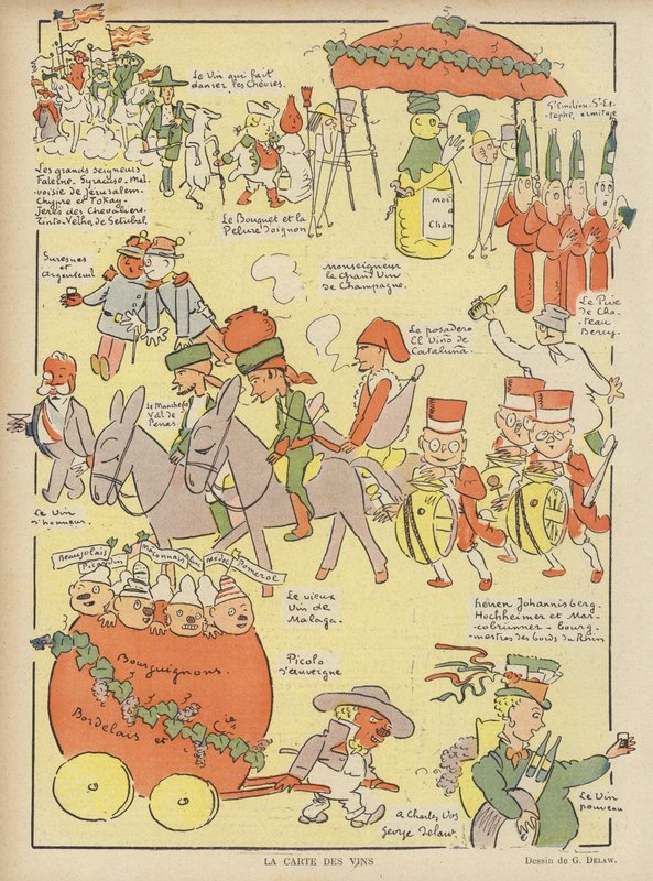 Illustration til Le Rire af Georges Delaw