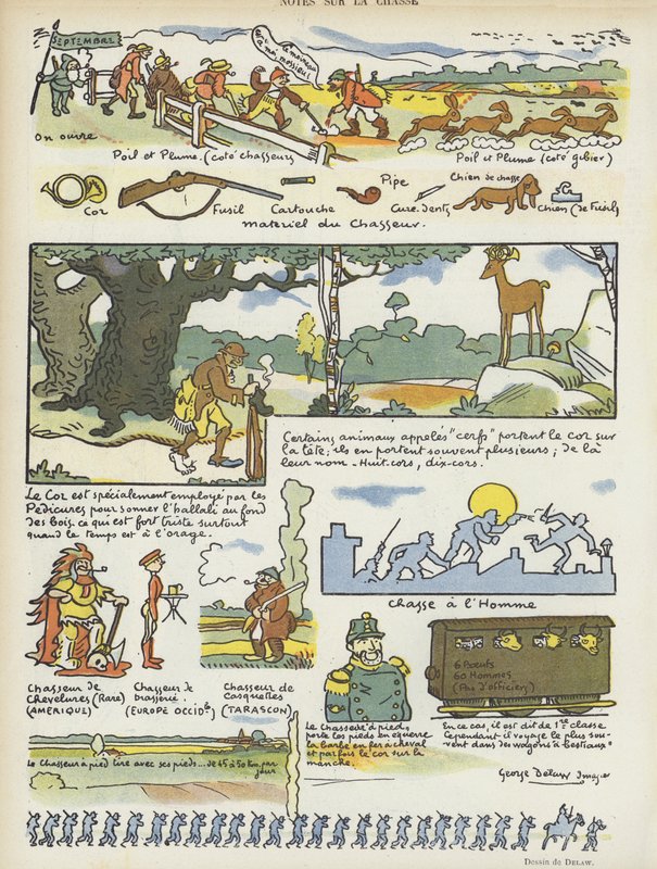 Illustration til Le Rire af Georges Delaw