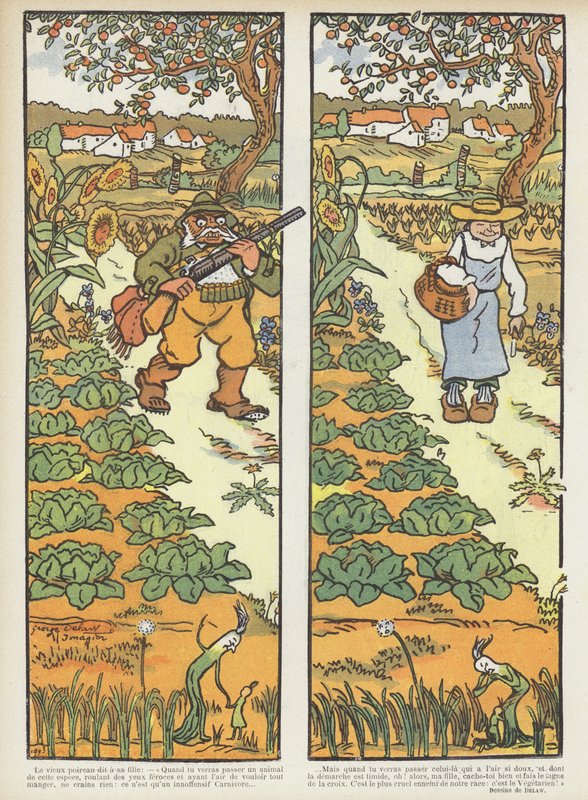 Illustration til Le Rire af Georges Delaw