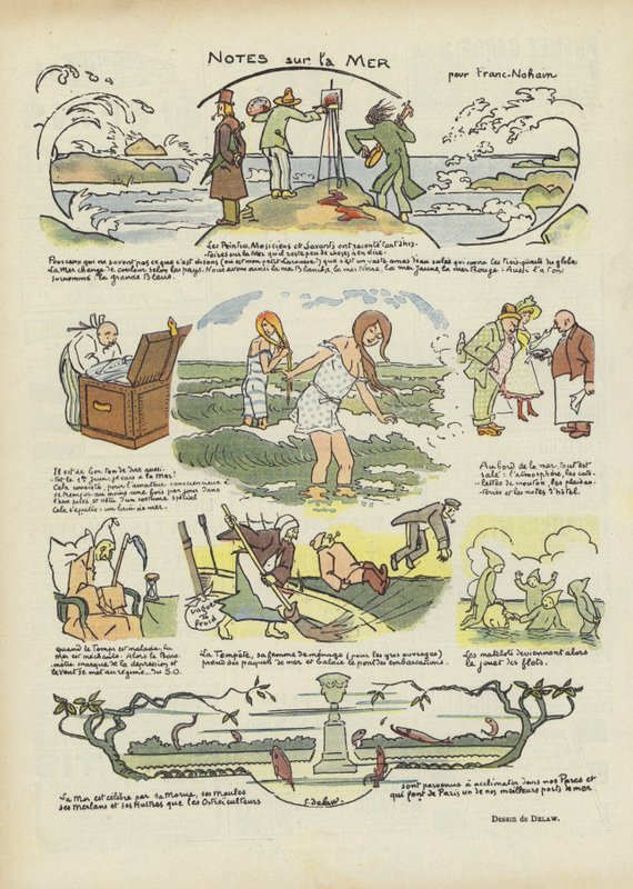 Illustration til Le Rire af Georges Delaw