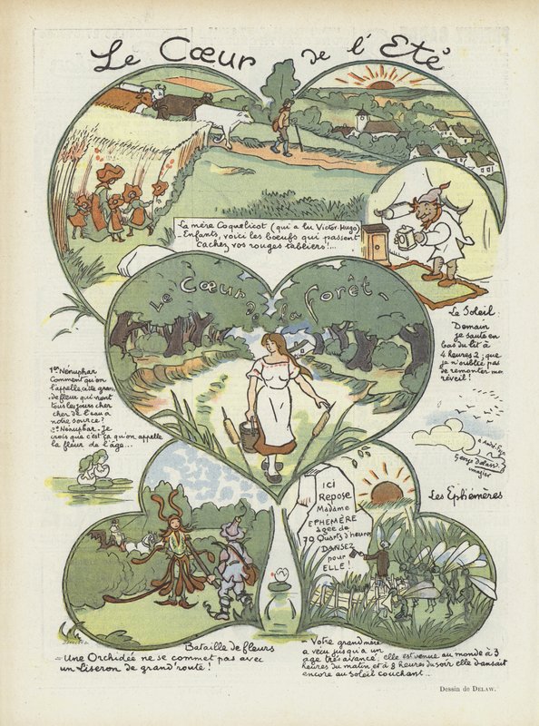 Illustration til Le Rire af Georges Delaw