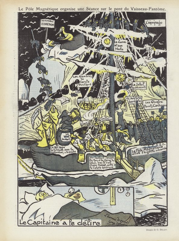 Illustration til Le Rire af Georges Delaw