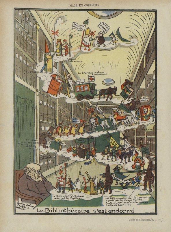 Illustration til Le Rire af Georges Delaw