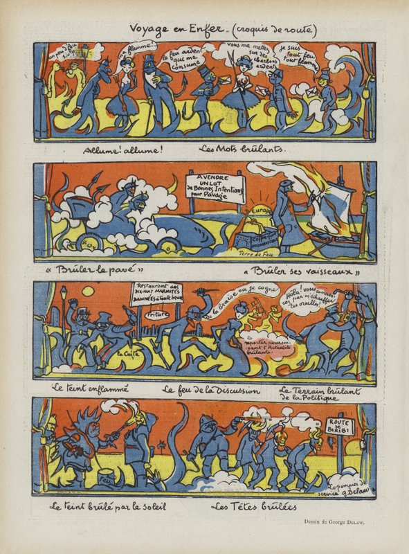 Illustration til Le Rire af Georges Delaw