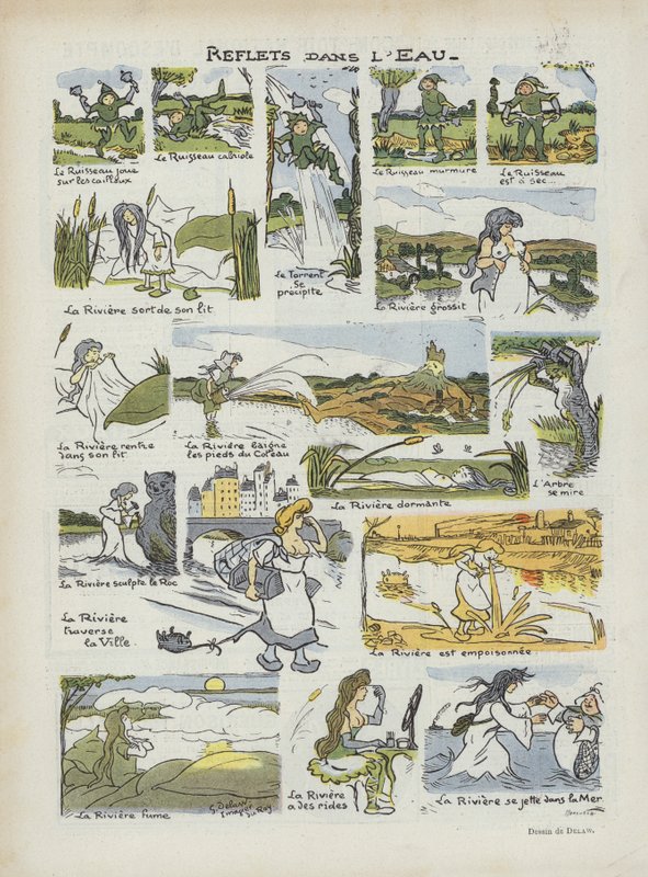 Illustration til Le Rire af Georges Delaw
