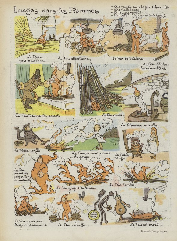Illustration til Le Rire af Georges Delaw