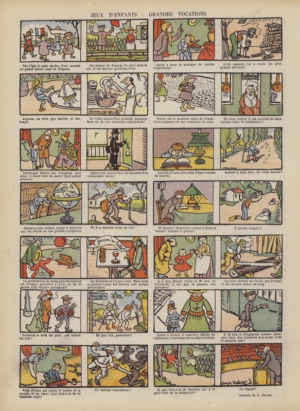 Illustration til Le Rire af Georges Delaw