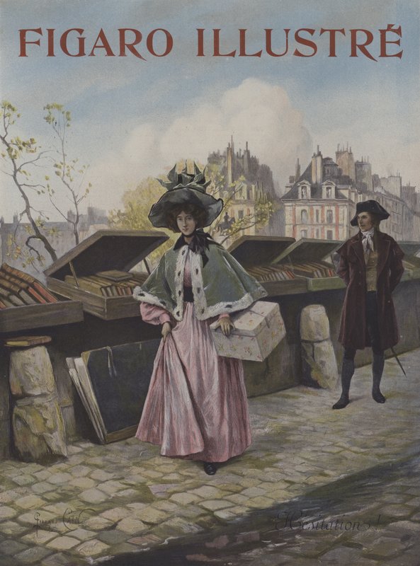 Tøven. Forside af Le Figaro Illustre, oktober 1897 af Georges Jules Auguste Cain