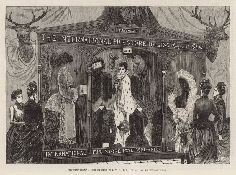The International Health Exhibition: International pelsbutik af Georges Labadie Pilotell