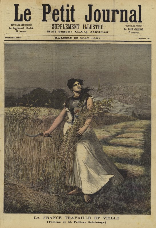 Forside af Le Petit Journal, 23. maj 1891 af Georges Louis Poilleux Saint Ange