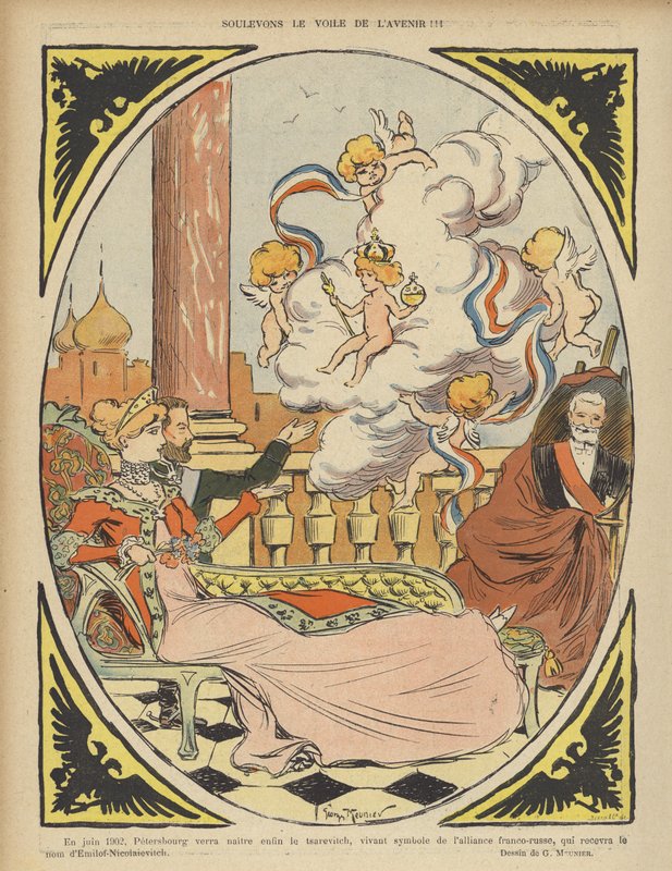 Illustration til Le Rire af Georges Meunier