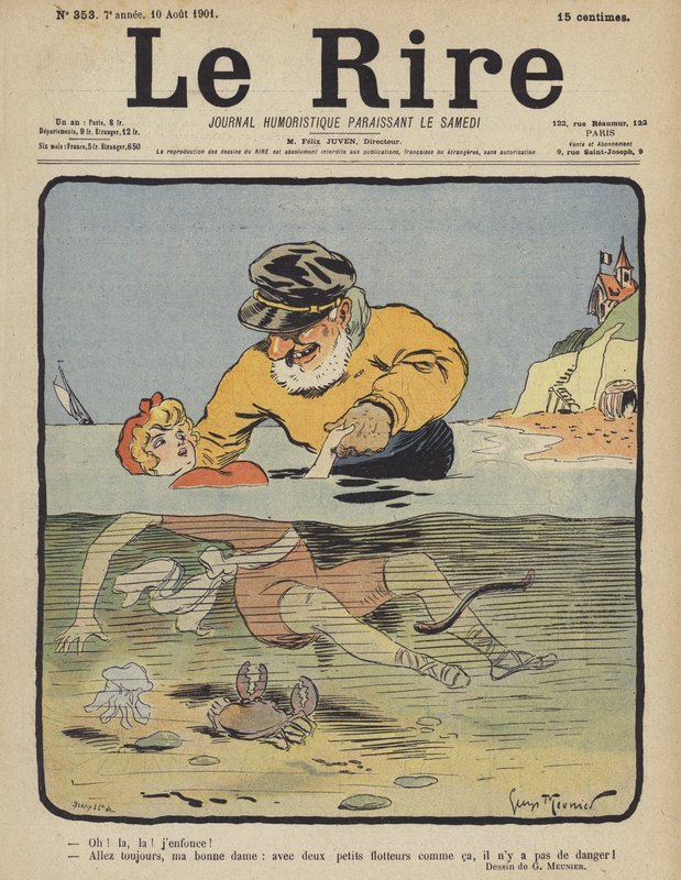 Illustration til Le Rire af Georges Meunier