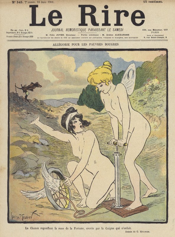 Illustration til Le Rire af Georges Meunier