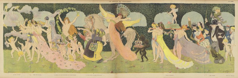 Illustration til Le Rire af Georges Meunier