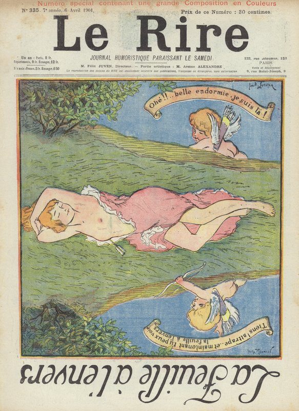 Illustration til Le Rire af Georges Meunier