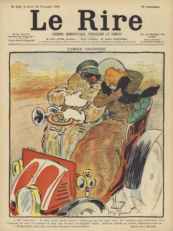 Illustration til Le Rire af Georges Meunier