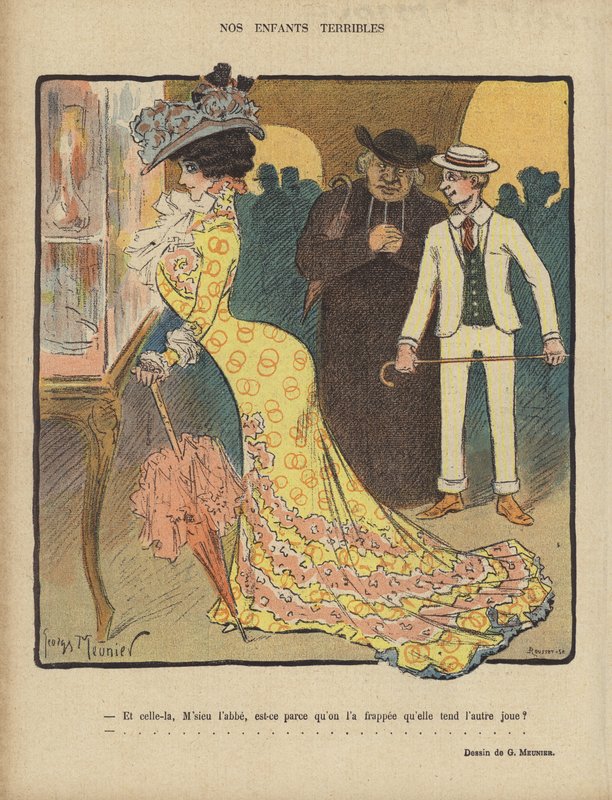 Illustration til Le Rire af Georges Meunier