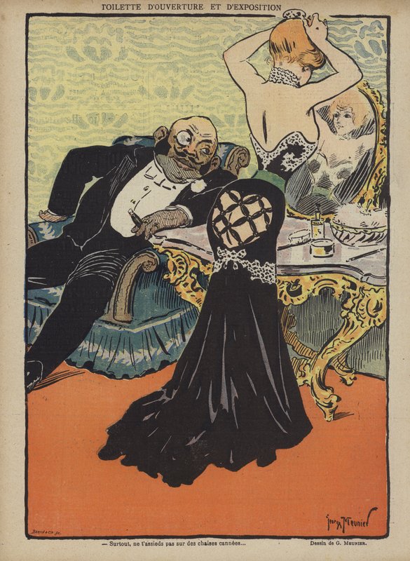 Illustration til Le Rire af Georges Meunier