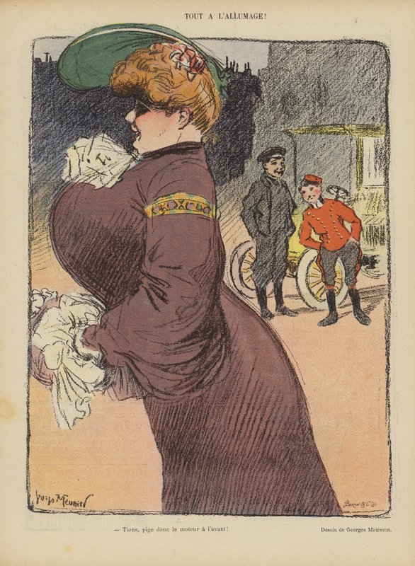 Illustration til Le Rire af Georges Meunier