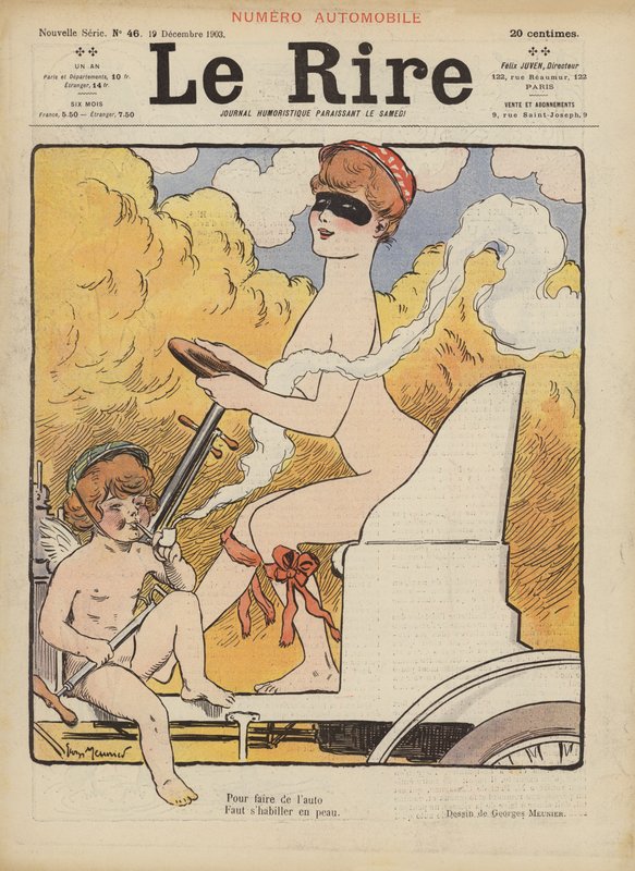 Illustration til Le Rire af Georges Meunier