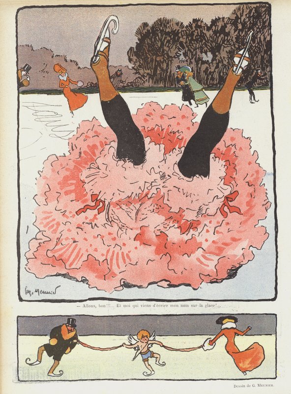 Illustration til Le Rire af Georges Meunier