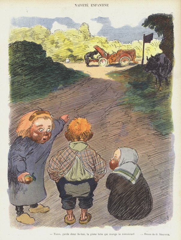 Illustration til Le Rire af Georges Meunier