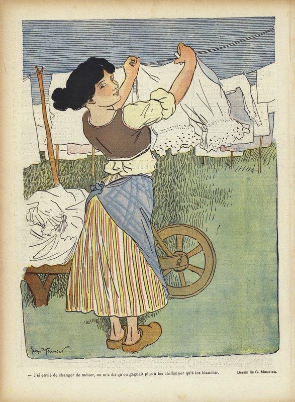 Illustration til Le Rire af Georges Meunier