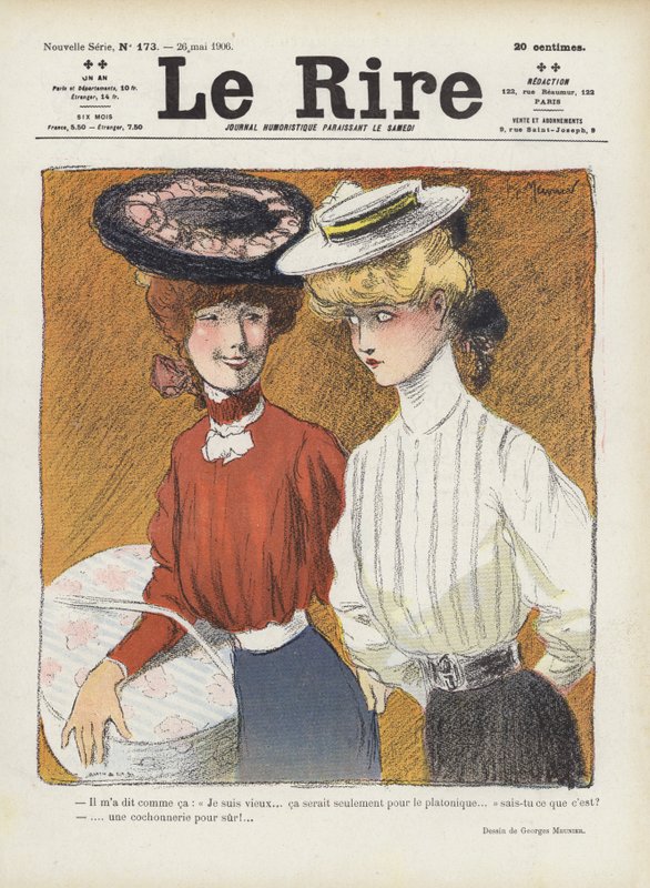 Illustration til Le Rire af Georges Meunier