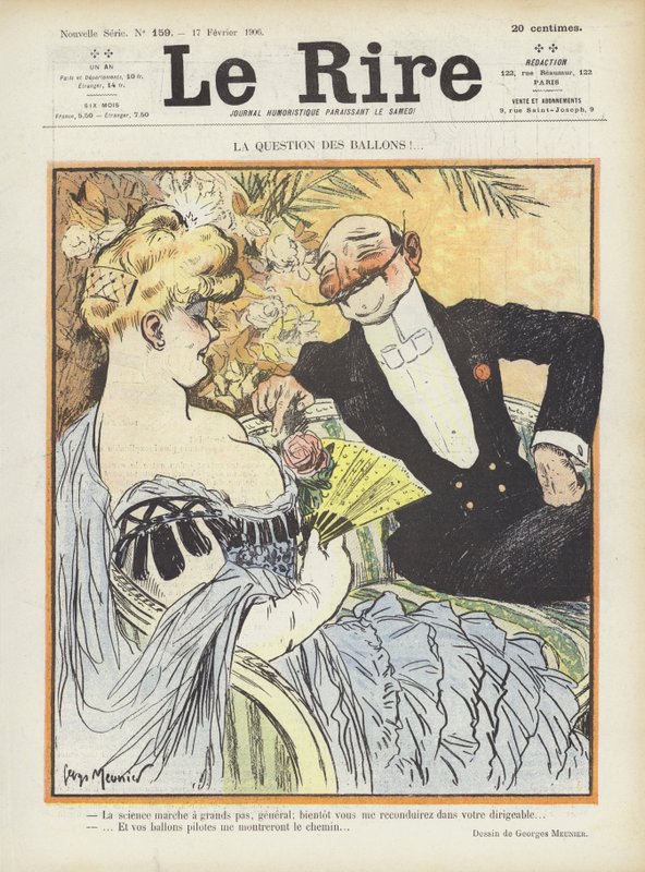 Illustration til Le Rire af Georges Meunier