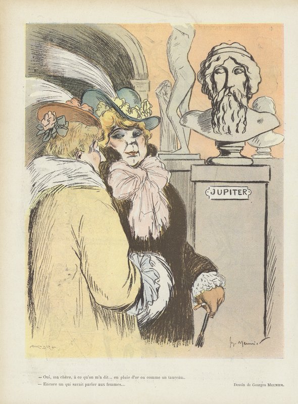 Illustration til Le Rire af Georges Meunier