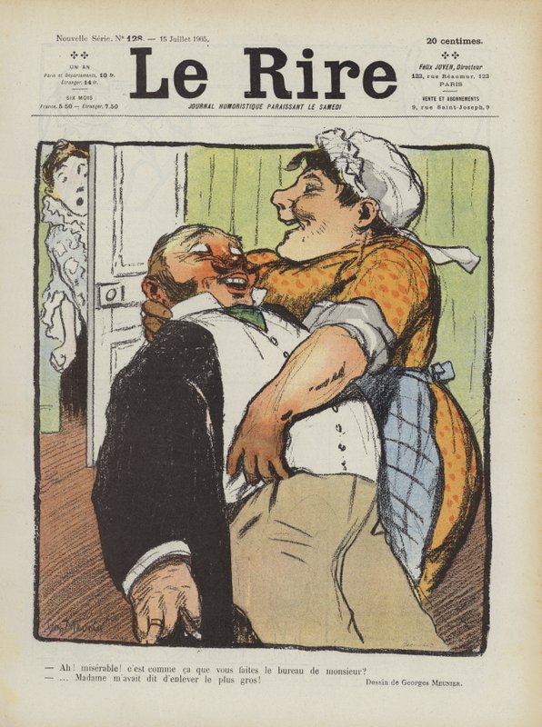 Illustration til Le Rire af Georges Meunier
