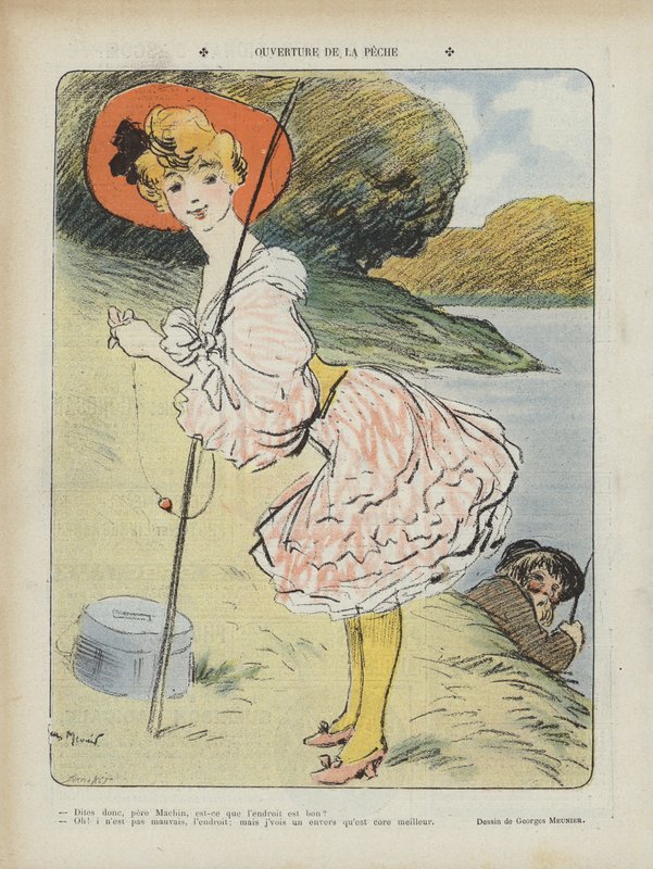 Illustration til Le Rire af Georges Meunier
