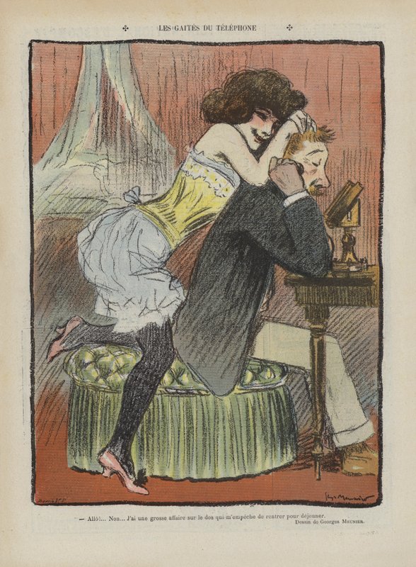 Illustration til Le Rire af Georges Meunier