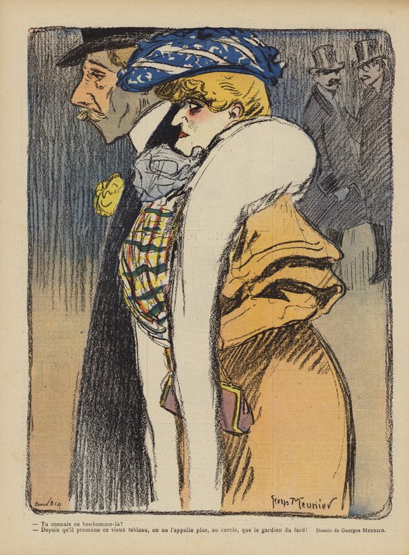 Illustration til Le Rire af Georges Meunier
