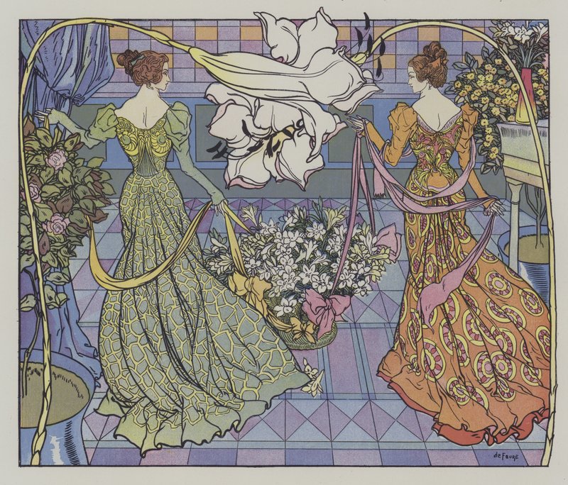 Festival of Lilies i USA af Georges de Feure