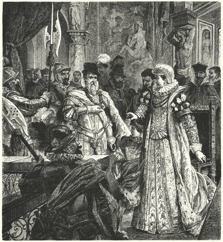 Ankomst af hertugen af Alba til Bruxelles for at tiltræde hans post som guvernør i de spanske Nederlande, 1567 af German School