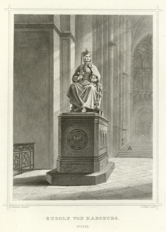 Rudolf af Habsburg, Speyer af German School