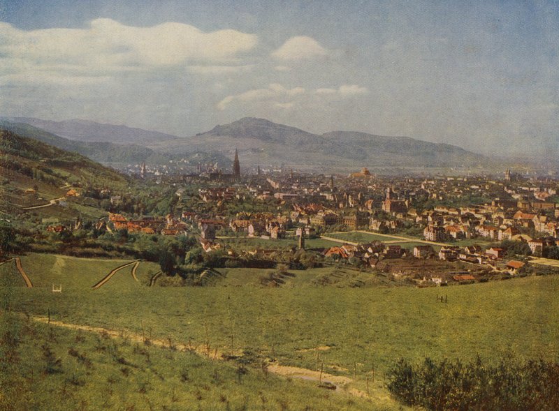 Freiburg im Breisgau, Schwarzwald, Tyskland (farvefoto) af German Photographer