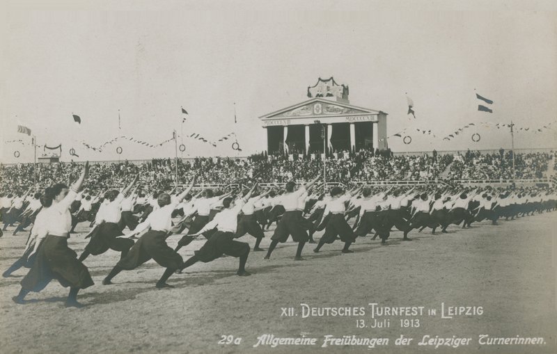 Tolvte tyske gymnastikfestival, Leipzig af German Photographer