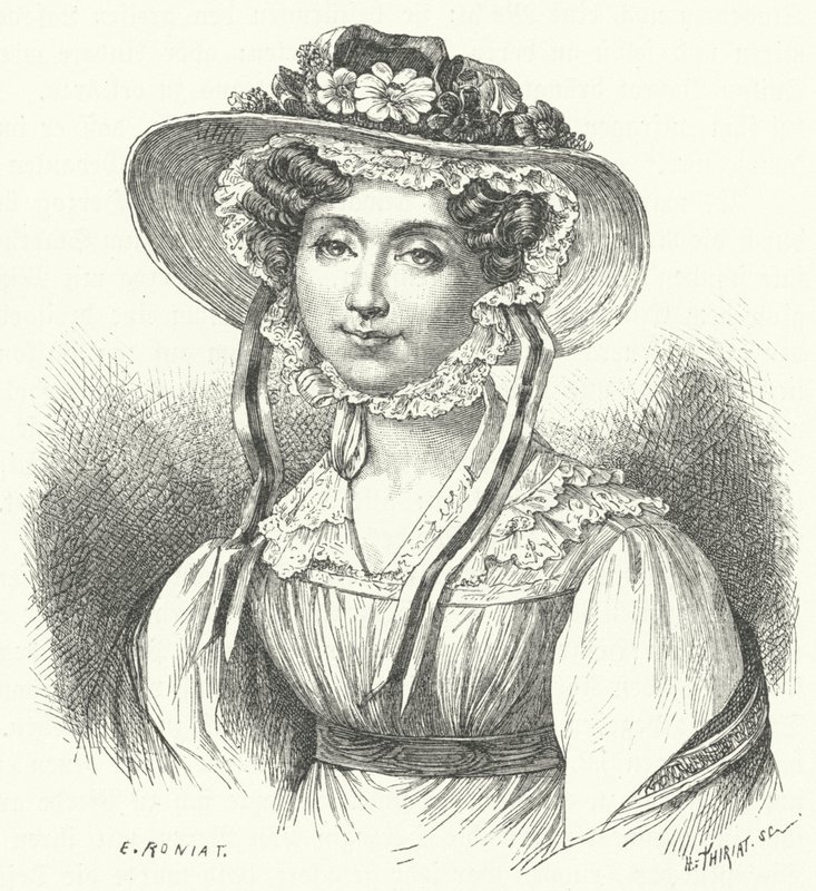 Adelaide, prinsesse af Orleans (gravering) af German School