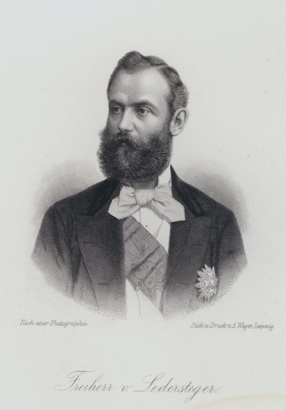 Alois Ledersteger, østrigsk forfatter (gravering) af German School