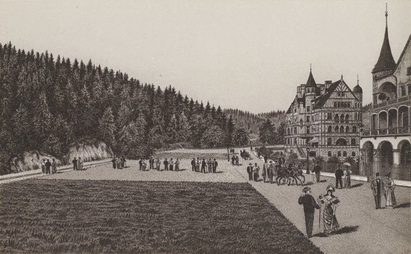 American Park (litho) af German School