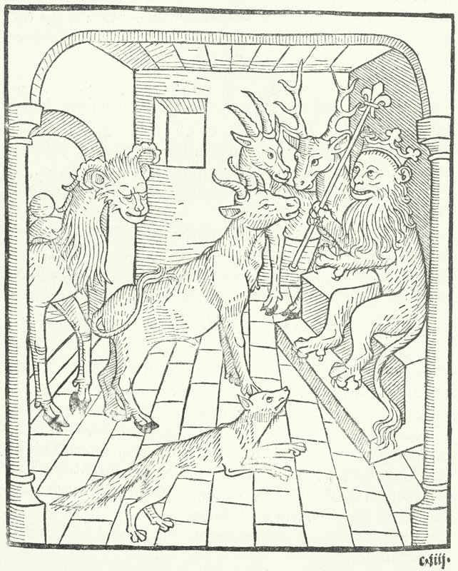 En illustration fra Visdommens Bog (gravering) af German School