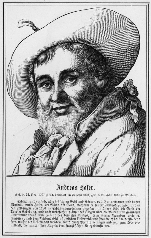 Andreas Hofer (gravering) af German School