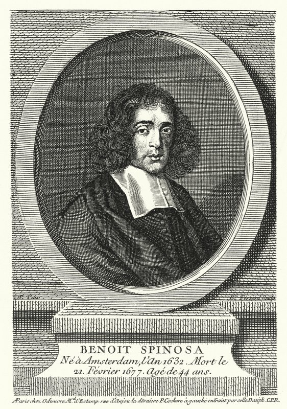Baruch Spinoza, hollandsk filosof (gravering) af German School
