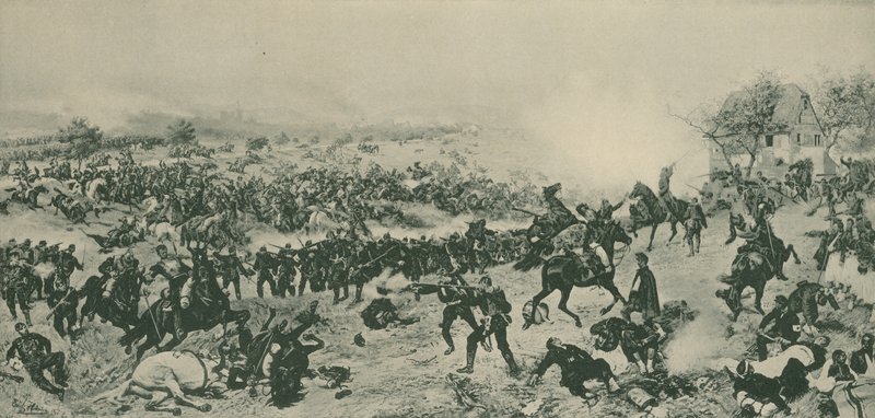 Battle of Worth, Franco-Prussian War, 6 August 1870  af German School